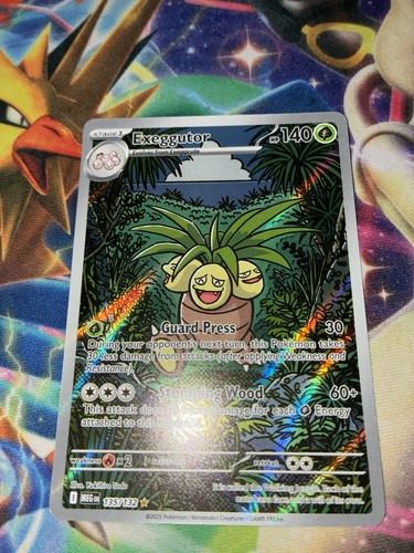 Exeggutor 135/132 Illustration Rare Mega Evolution Pokemon EN Holofoil NM