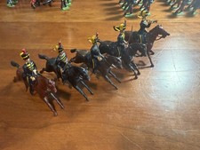BRITAINS TOY SOLDIERS SET 8 QUEEN'S OWN 4TH HUSSARS L K