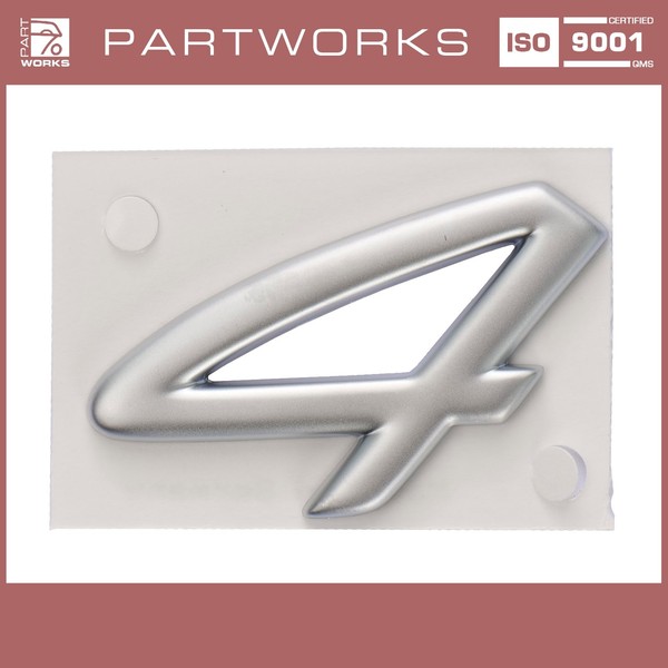 Schriftzug Original Porsche 996 Carrera 4 Silber-image