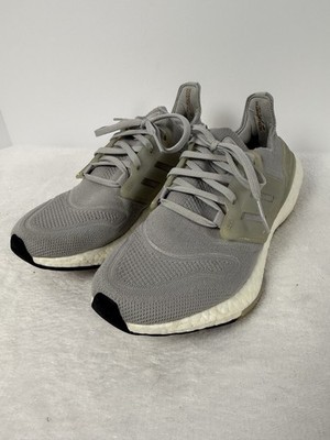 Adidas Ultraboost 20 Gray Knit Running Shoes Boost Sole Womens Sneakers