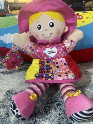 Lamaze My Friend Emily Plush Baby Doll Sensory Development Rattle Crinkle Toy