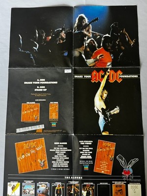 AC/DC  Shake Your Foundations - 7'' - Poster Sleeve - NM !! - 789 474-7