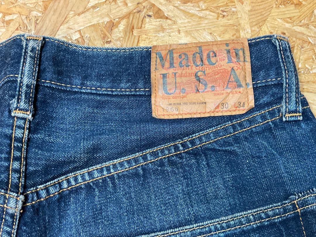 Sugar Cane 1966 Model Jeans USA Made W30 L34 Selvedge Denim
