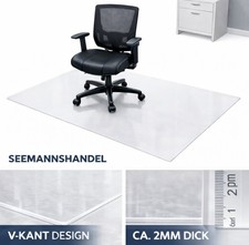 Bodenschutzmatte Schutzmatte - Unterlage Bürostuhlunterlage 2mm Hochwertig