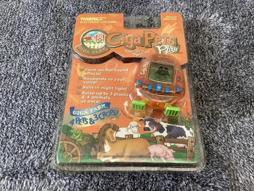 Giga Pets Plus..Giga Farm.. 1997 Tiger Electronics Original NEW & Sealed