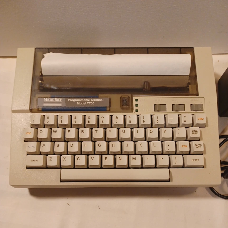 Terminal de datos Texas Instruments Silent 700 1986 de colección modelo 700 Foto 2 de 4