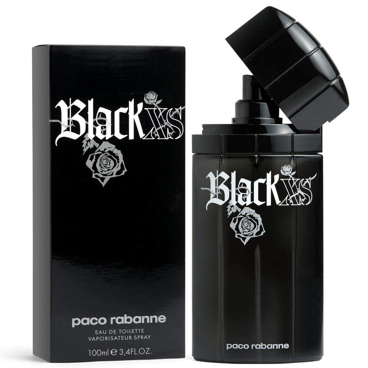 Black XS by Paco Rabanne Eau De Toilette Spray 3.4 oz for Men