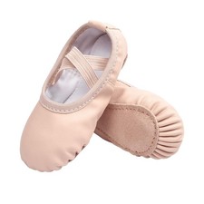 Stele Ballet Shoes for Girls Boys Close-Fit PU 13 Little Kid, Pink