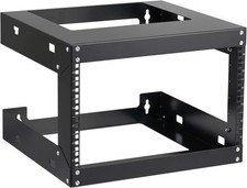 6U Wall Mount Rack Open Frame 19 Inch Server Equipment Network Cabinet