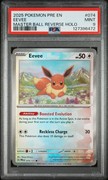 Pocket Scout - Eevee [Master Ball] #74/131 Pokémon 2025 Prismatic Evolutions PSA Mint 9