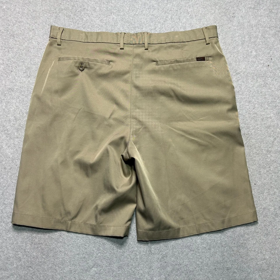 Pantalones Cortos de Golf Greg Norman Tasso Elba Para Hombre 36 Caqui 10" Rendimiento Elastizados Foto 2 de 4