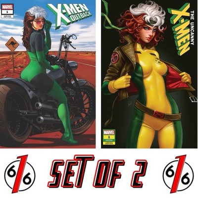   X-MEN ROGUE IVAN TALAVERA 616 COMICS Trade Dress Variant Set LTD 3000
