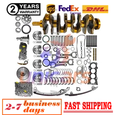 2AZ-FE For Toyota Engine Overhaul Rebuild Kit W/Crankshaft Rods Timing Kit 2AZFE