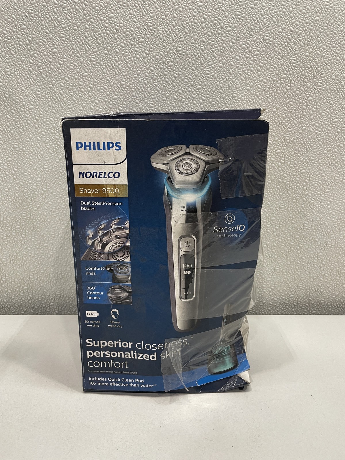 Philips Norelco Series 9500 Wet/Dry Rechargeable Electric Shaver S9985/84 Silver