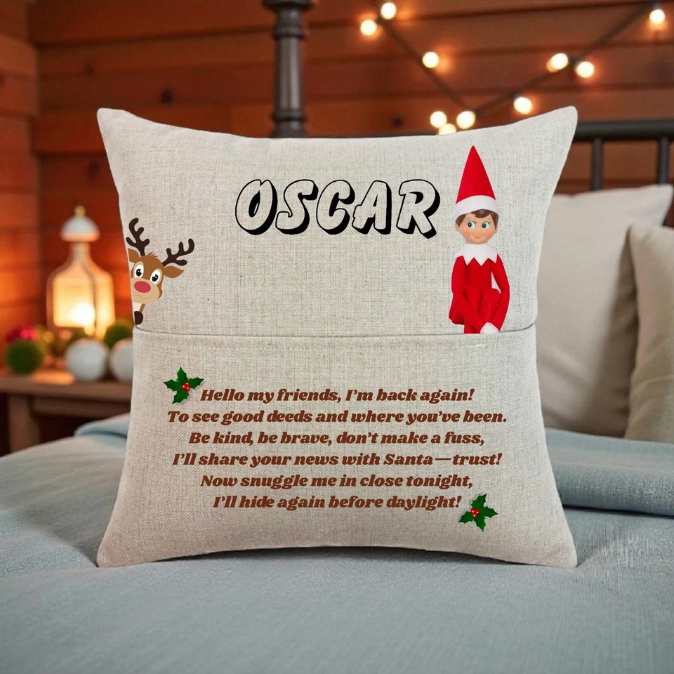 Elf On The Shelf Cushion - Image 2 of 4