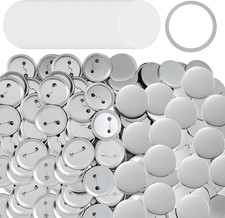 100 Sets 75Mm/3" Button Maker Supplies, Complete DIY Supplies for Custom Buttons