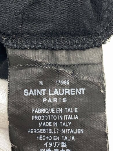 SAINT LAURENT T shirt M cotone nero stampa 464572