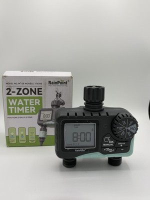 RainPoint Programmable 2 Zone Water Timer - Model Number ITV205