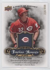 2009 Upper Deck A Piece of History Timeless Moments 216/999 Jay Bruce #TM-JB he0