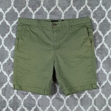 Vince Shorts Men Size 38 Green Griffith Slim Fit Chino