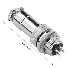 5 Pcs Metal Aviation Plug 4-Pin Connector For Small Instrument Trending