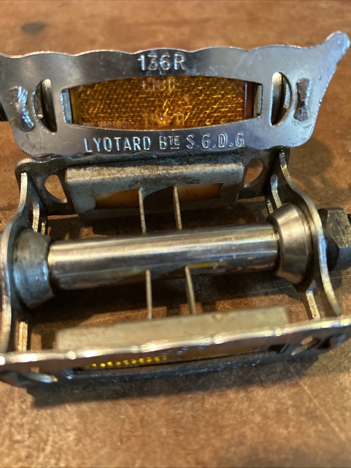 Juego de Pedales Bicicleta Lyotard Vintage 136R Foto 3 de 4