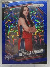 2025 Panini Prizm WNBA Georgia Amoore RC Blue Velocity #103 Mystics