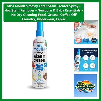 Biodegradable 4oz Stain Remover Spray - Safer Choice for All Fabrics & Carpets