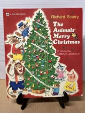 Richard Scarry The Animals' Merry Christmas by Kathryn Jackson Vintage HC