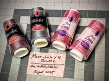 Maxi-Lock Serger/Overlock 3000yd x 4 Bundle - Steel/Boysenberry/2xSwirls-RasVan