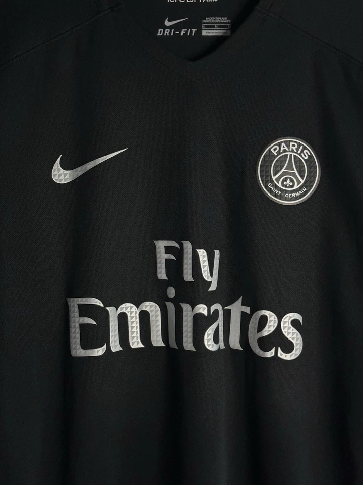PSG 2015/16 Black Third Soccer Jersey Ibrahimovic #10 Nike Ligue 1 Football - Изображение 2 из 4