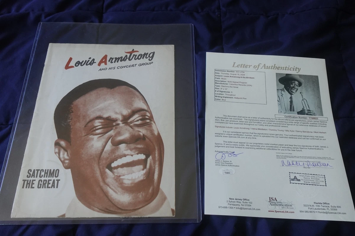 Original Autographed Jazz & Big Band Memorabilia for sale | eBay