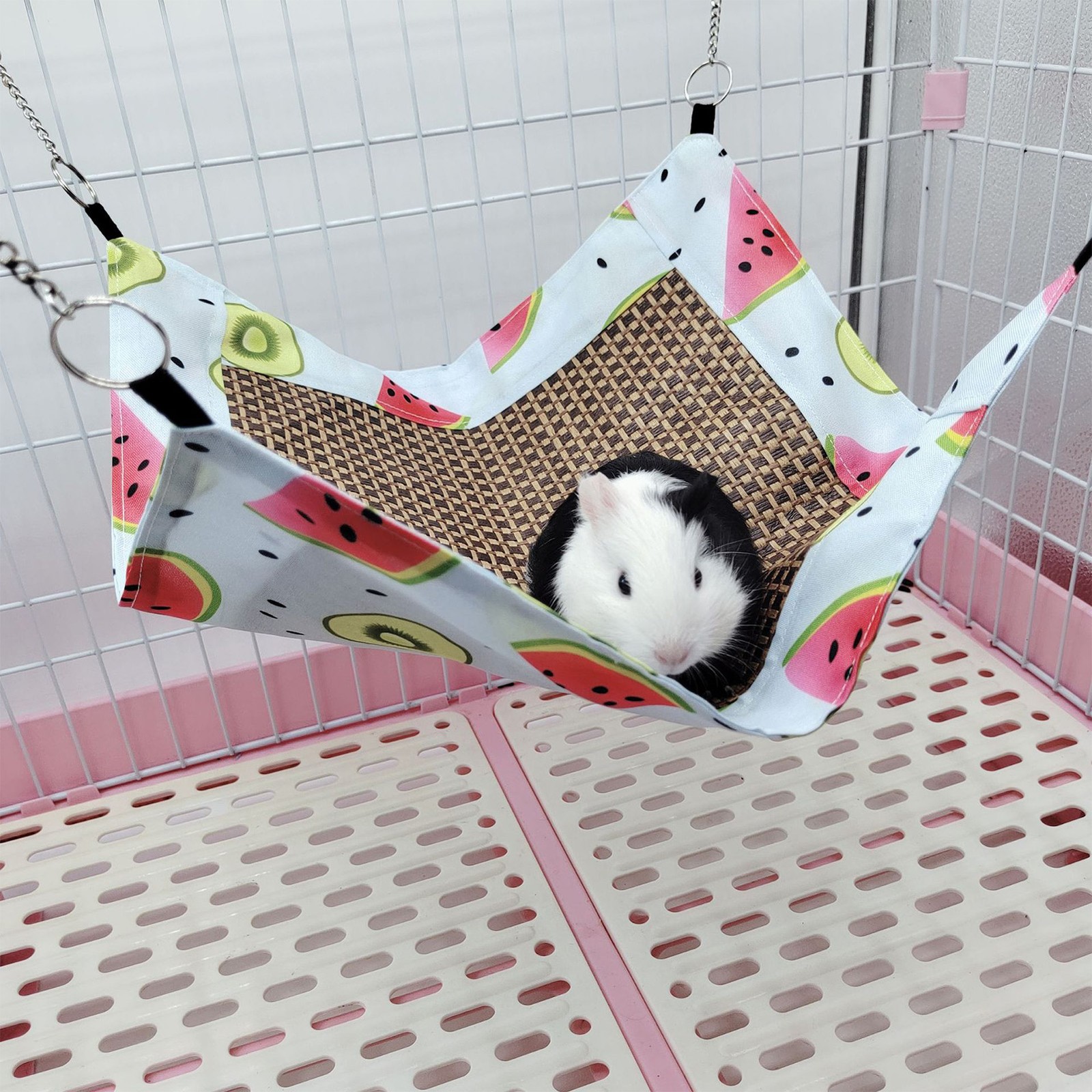 Small Animal Hammock Cooling Mat Summer Cooling Hamster Hammock For Hamster Cage
