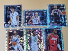 (6)LOT- 2025-26 Topps Chrome Basketball X-Fractor FOR BLUE X-fractor-1