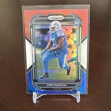 2022 Panini Prizm Josh Paschal RC Red/White/Blue #389