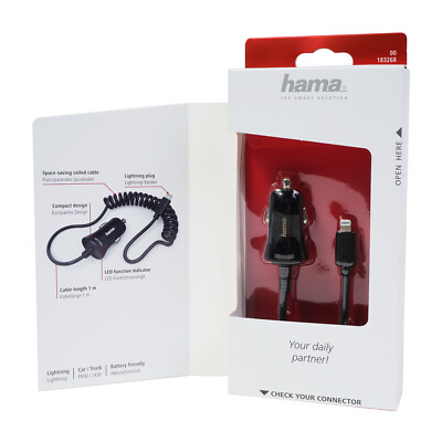 Cavo Lightning Bianco Caricatore Hama Lightning 1A - Bianco, Pratico E Affidabile Alimentatore Apple Compatto - Foto 5