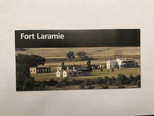 Fort Laramie National Historic Site Park Unigrid Brochure Map WY