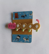 plastic, metal clip, cat barrettes 2
