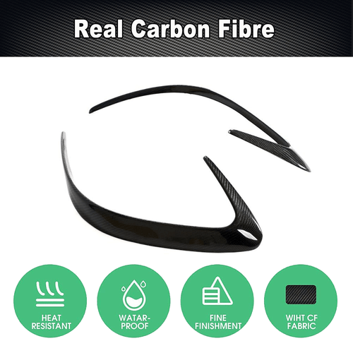 For Benz C292 GLE450 GLE63 Coupe 16-19 Real Carbon Rear Bumper Canards Fins - Bild 6 von 11