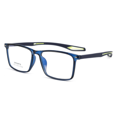 ALWAYSUV Occhiali A Lenti Trasparenti Con Montatura Rettangolare TR90, Unisex, Modello Fashion Classic - 2