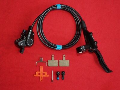 Shimano MT400 Hydraulische Scheibenbremse RECHTS HINTEN Hebel Bremssattel Schlauch Beläge NEU