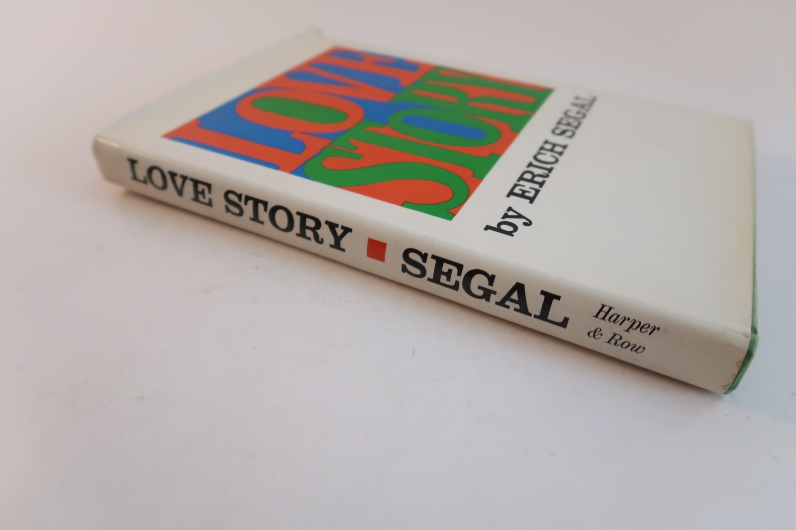 FILA Love Story by Erich Segal Vintage Hardcover Book 1970 Harper & Row w Dust Jacket