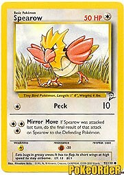 Pokemon BASE SET 2 Card  92/130 Spearow