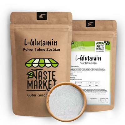 1 kg L-Glutamin Pulver | Ohne Zusätze | 99% rein | L-Glutamin Aminosäure