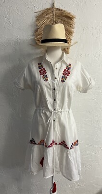 carolina k embroidered dress Amelia Dress Gardenia / XL main image 0