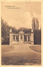 A135 Germany 1910 Wuerzburg Prinz Regenten Denkmal Monument vintage postcard