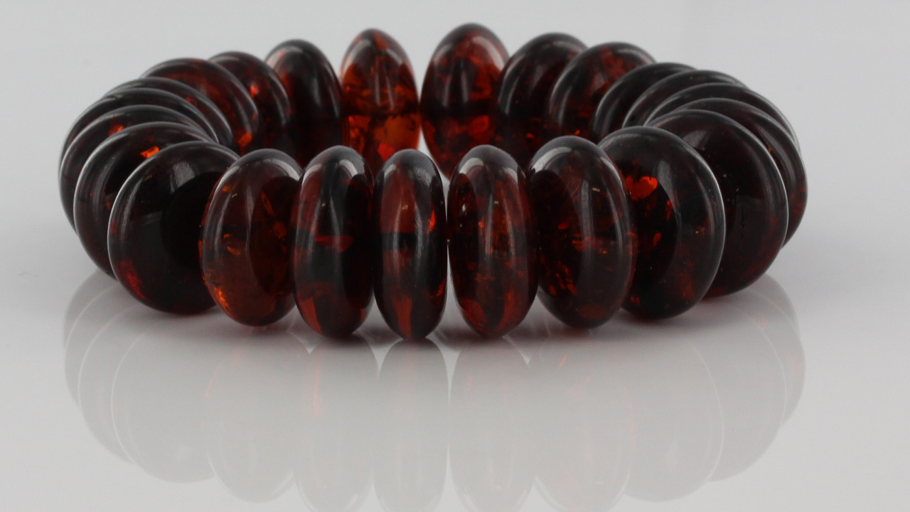 German Unique Baltic Amber Healing Handmade Bracelet Genuine Amber W060 RRP£895! image 4
