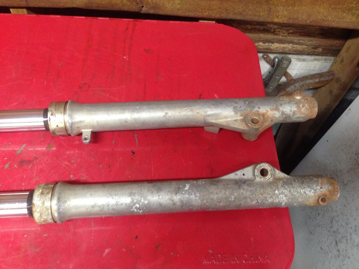 1980 Suzuki PE250 Front Forks Suspension PE 250 Tubes XT TT