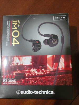 Audio-Technica Ath-Im04 Quad Balanced To Armature Earbud Monitor