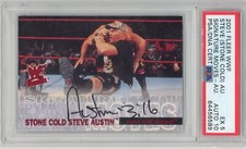 Stone Cold Steve Austin 2001 Fleer WWF Rookie Autograph /500 PSA 5 Auto 10